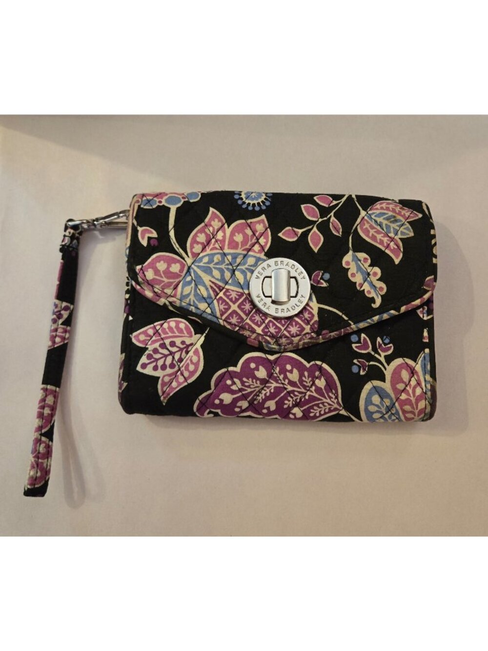 Vera Bradley quilted wristlet, purse, wallet